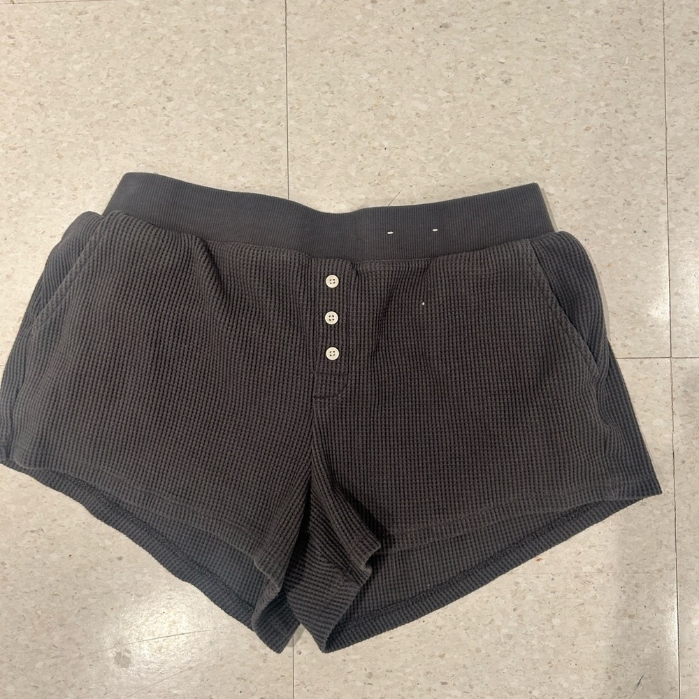 Dark Gray Pj Shorts
